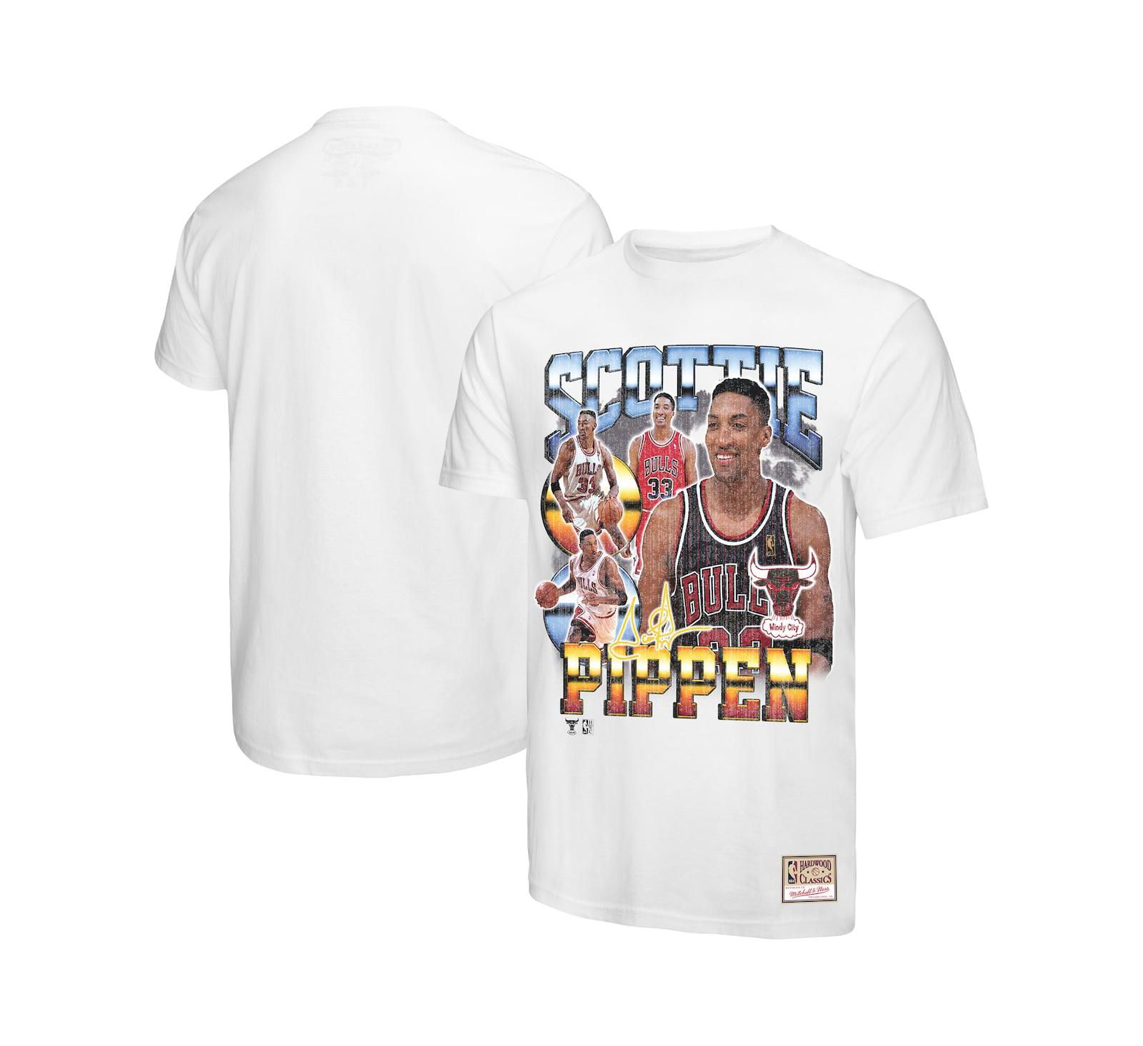 Мужская футболка Mitchell & Ness Scottie Pippen Chicago Bulls Hardwood Classics
