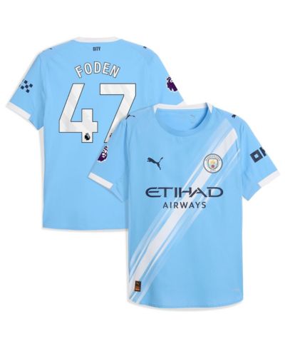 Puma Мужская джерси Manchester City 2025/26 Home Authentic Player Sky Blue Phil Foden