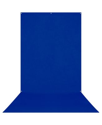 Westcott Wrinkle-Resistant Backdrop, Royal Blue/Chroma-Key Blue - 5 x 7'