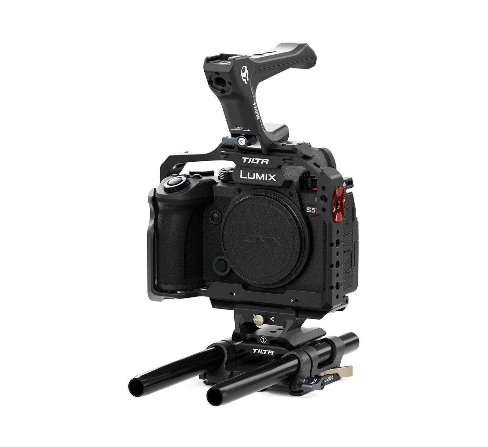 Tilta Full Camera Cage Basic Kit for Panasonic S5 II/IIX/G9 II - Black