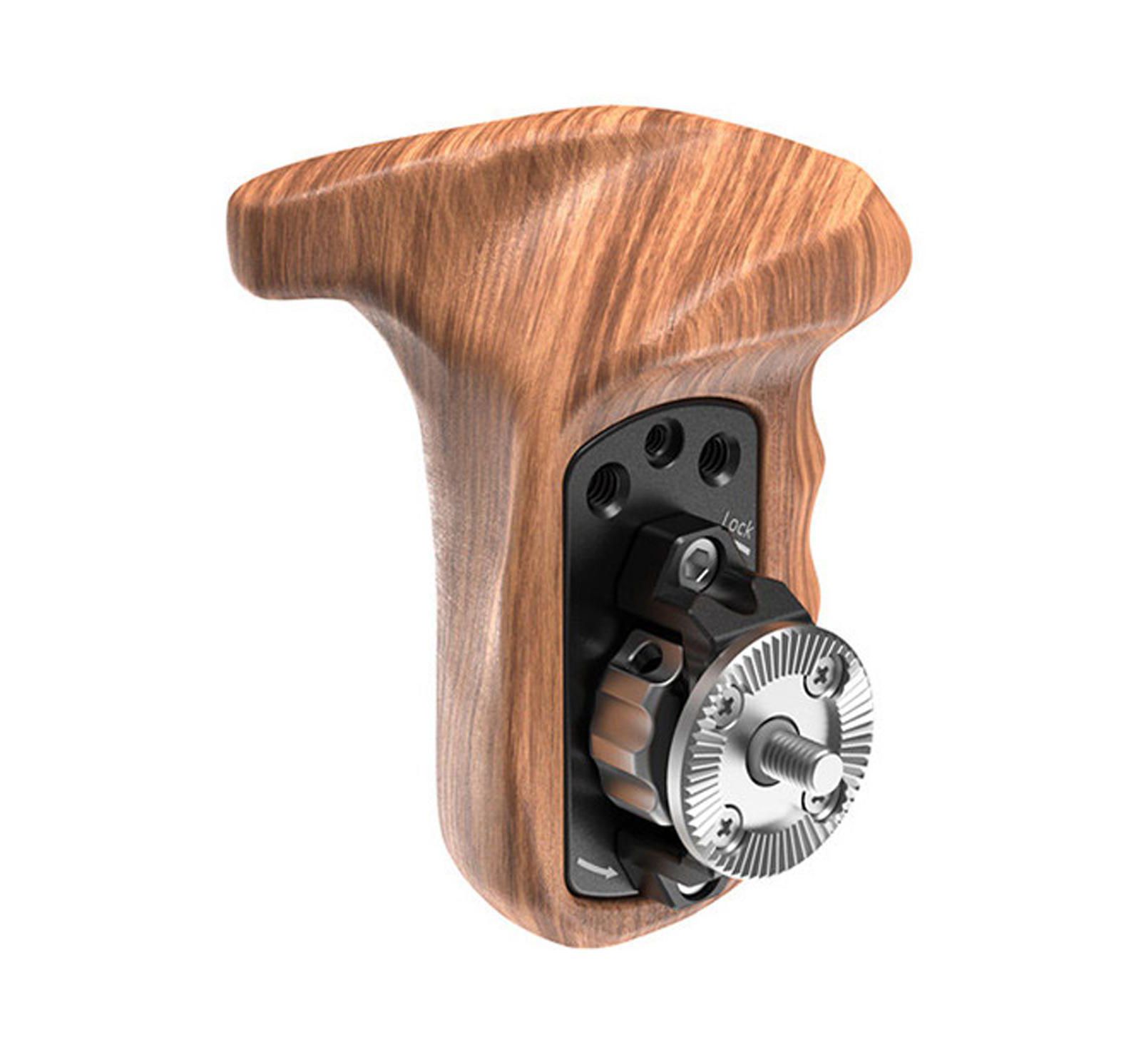 Smallrig Left Side Rosewood Handle with Arri Rosette 1891B for Arri Mounting Systems