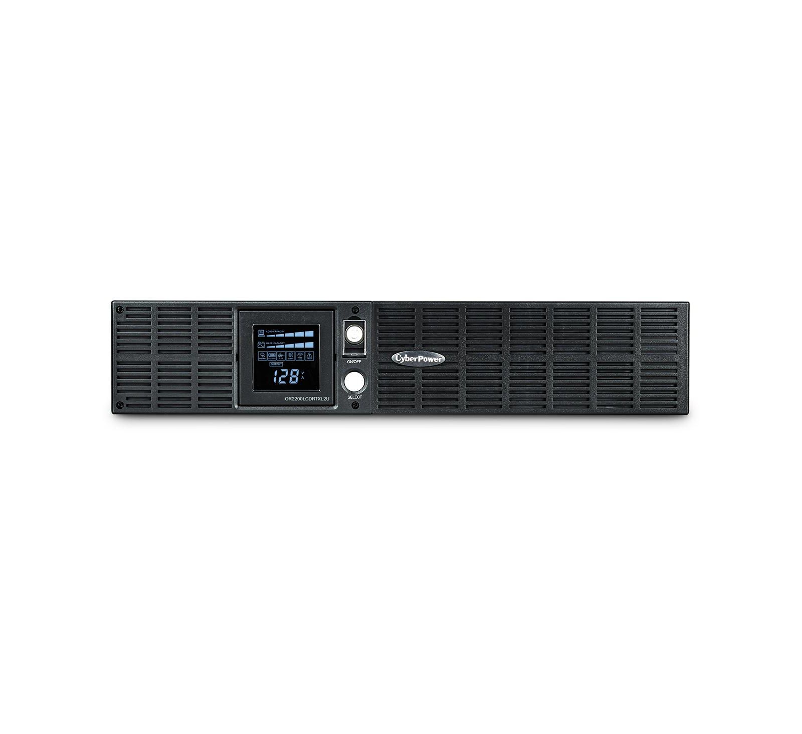 CyberPower OR2200LCDRTXL2U Smart App интеллектуальный ИБП LCD 2190VA, 8 розеток, монтаж в стойку 2U