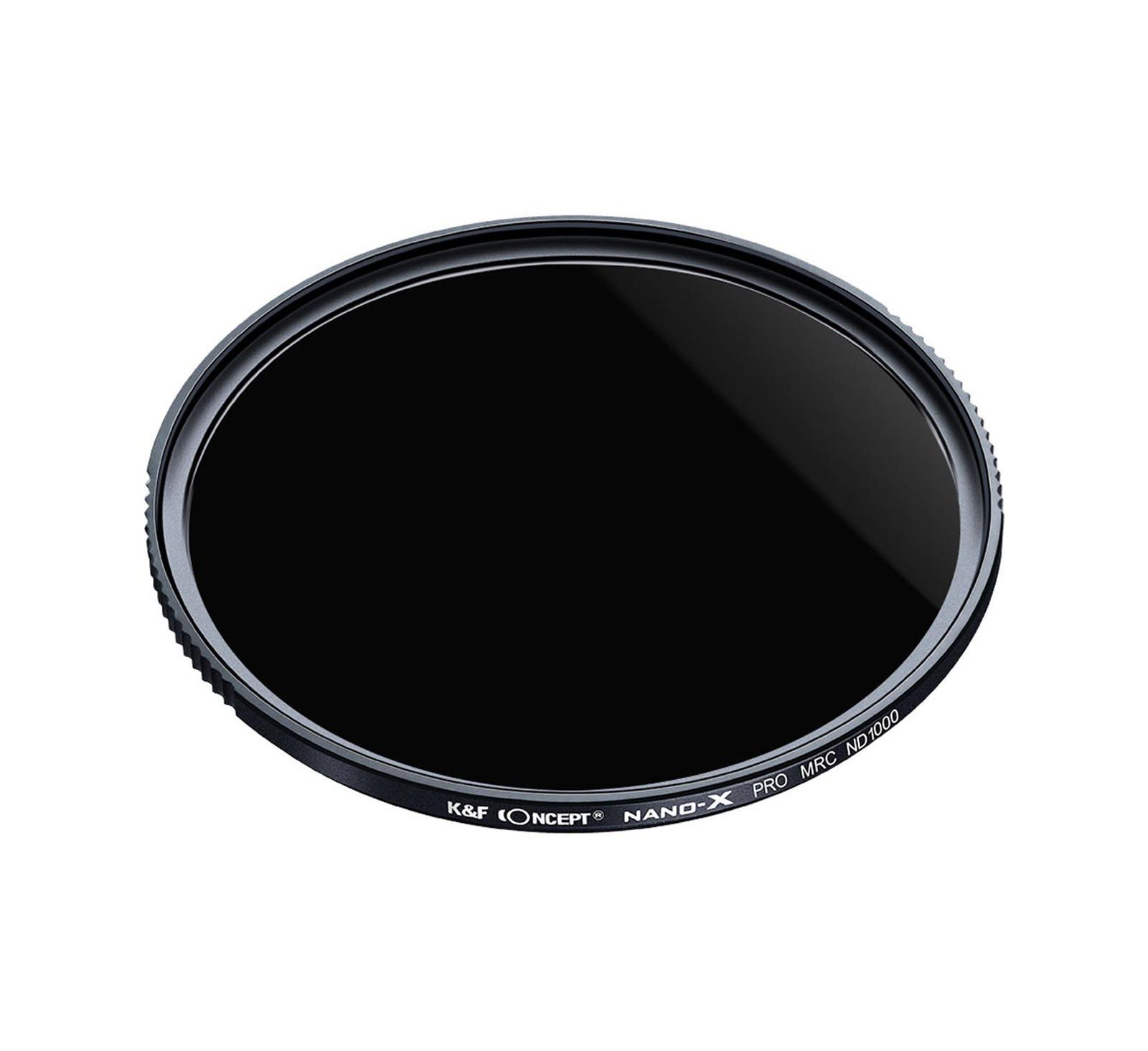 K&F Concept Nano X ND1000 Neutral Density Filter for 67mm Lenses