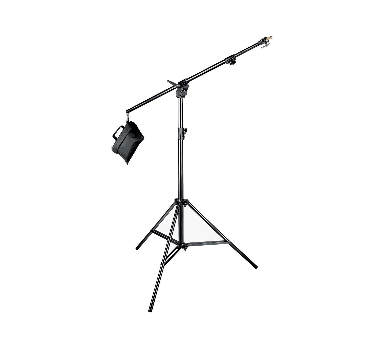 Стойка Manfrotto Boom Stand 420 (Black Anodized), 3-секционная, с мешком для песка (#3397B)