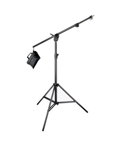 Стойка Manfrotto Boom Stand 420 (Black Anodized), 3-секционная, с мешком для песка (#3397B)