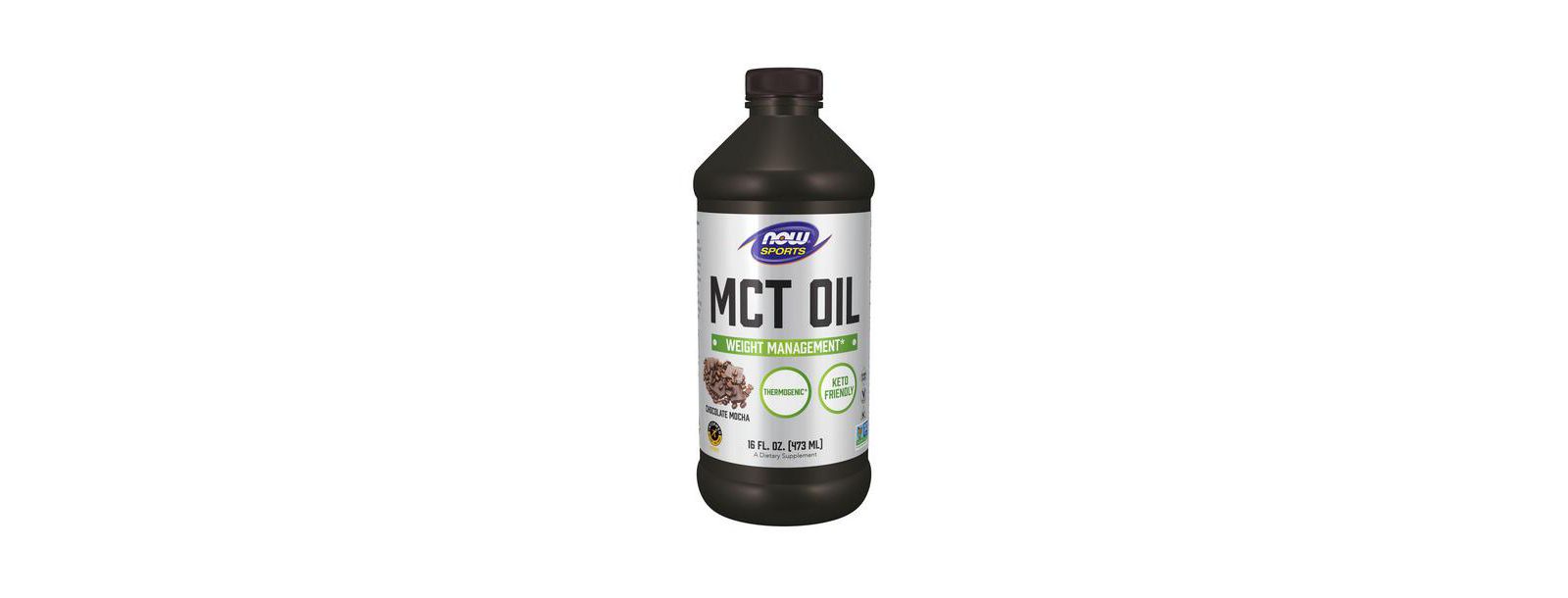 NOW Foods MCT Oil, Chocolate Mocha 16 Oz