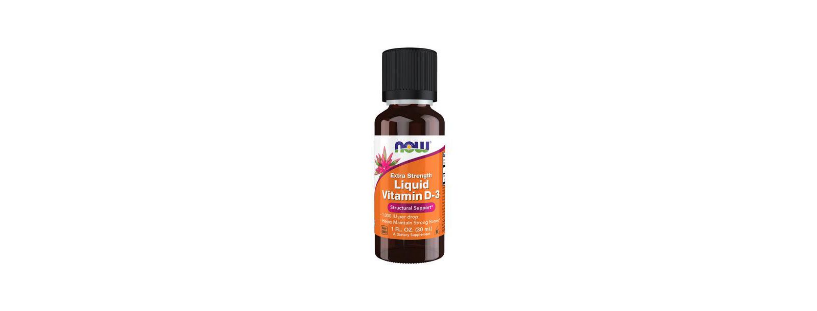 Витамин D-3 NOW Foods Liquid Extra Strength, 1000 iu, 1 oz