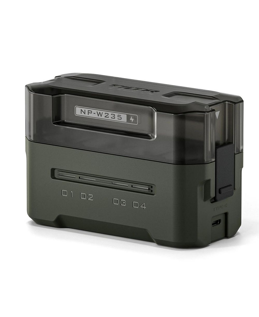 Tilta 4-Channel Portable Charging Station for NP-W235 Battery, Green