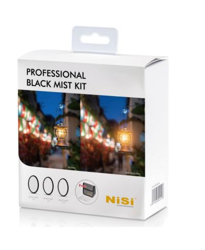 NiSi 77mm Professional Black Mist Filter Kit с 1/2, 1/4, 1/8 Filters и Case