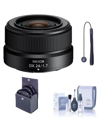Nikon NIKKOR Z DX 24mm f/1.7 Lens, Bundle with Included Value