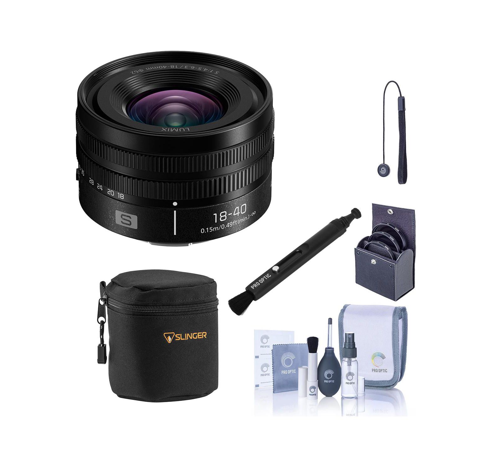 Panasonic Lumix S 18-40mm f/4.5-6.3 Ultra Wide Angle Zoom Dust/Splash/Freeze-Resistant Lens for Lumix S Cameras