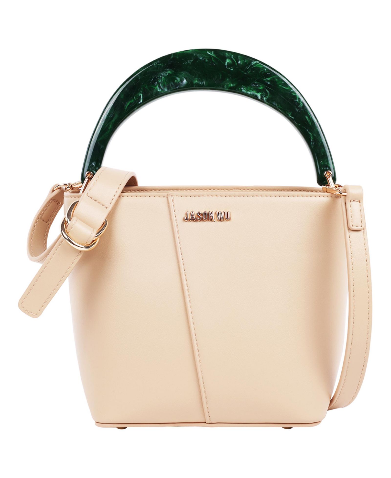 Jason Wu Small Smooth PU Tote с Acrylic Top Handle