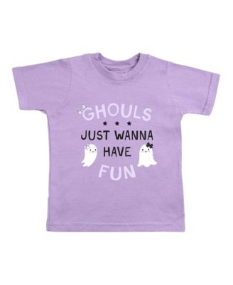 Sweet Wink Little and Big Girls Ghouls Just Wanna Have Fun Halloween Short Sleeve T-Shirt