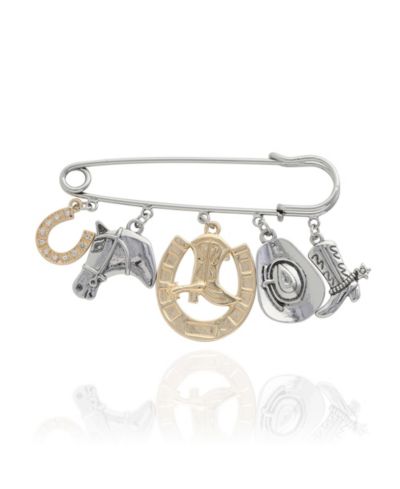 Брошь-булавка Jessica Simpson Mixed Metal Rodeo Charm