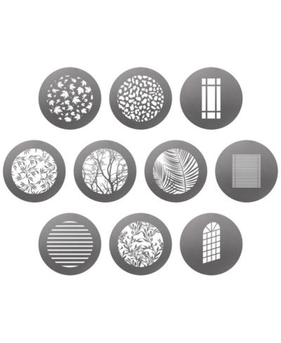Westcott Environmental Gobo Pack for Optical Spot by Lindsay Adler, 10-Pack