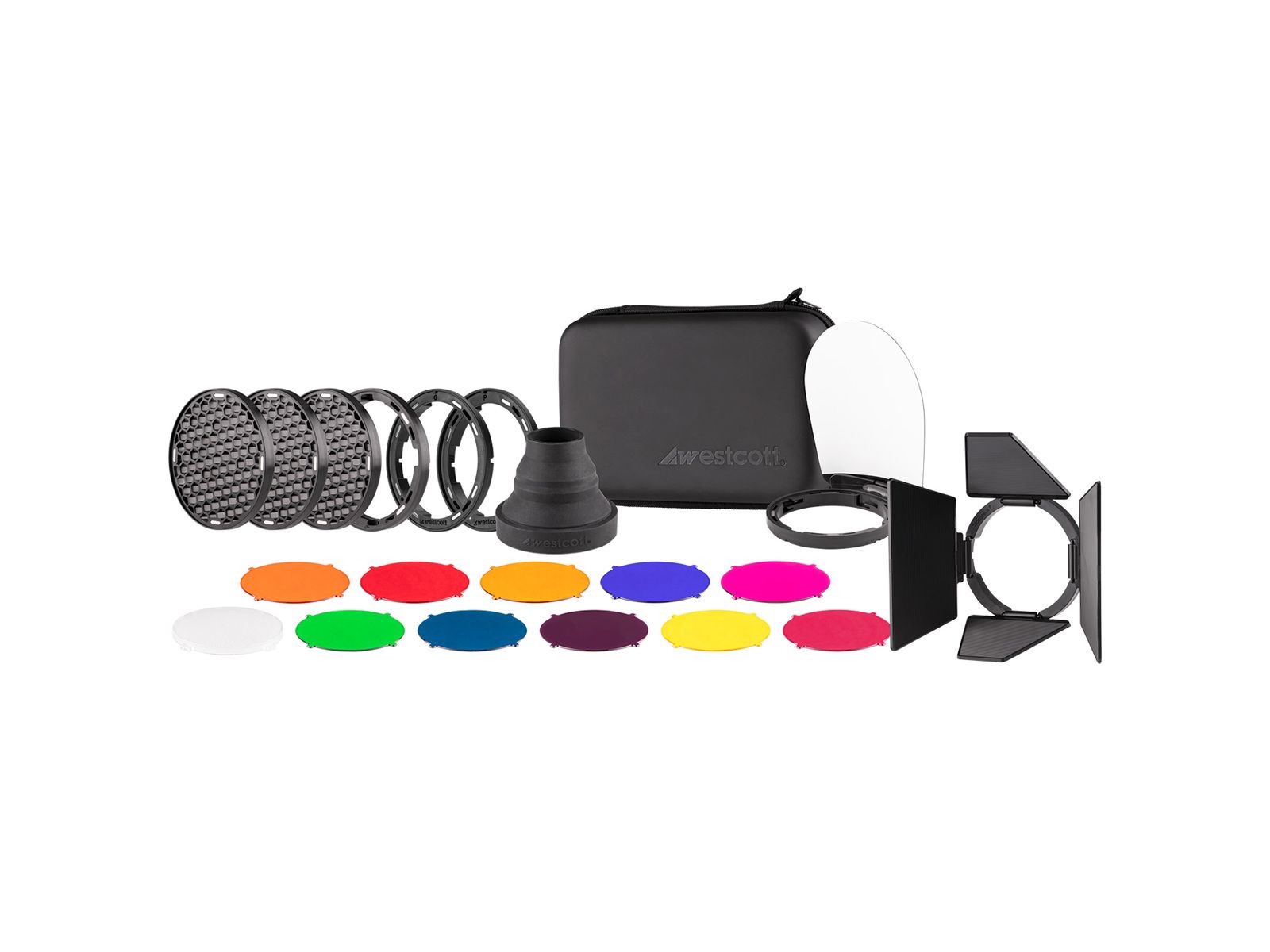 Westcott Creative Pack for FJ80 Speedlight Twist Lock 15-Piece Speedlight Modifier Kit