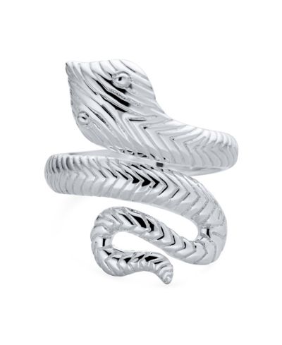 Bling Jewelry Egyptian Cobra Snake Wrap Coil Boho Statement Ring .925 Sterling Silver