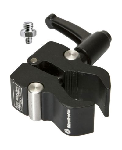 Зажим Manfrotto 386BC NANO 13-35mm с адаптером 3/8" и 1/4"