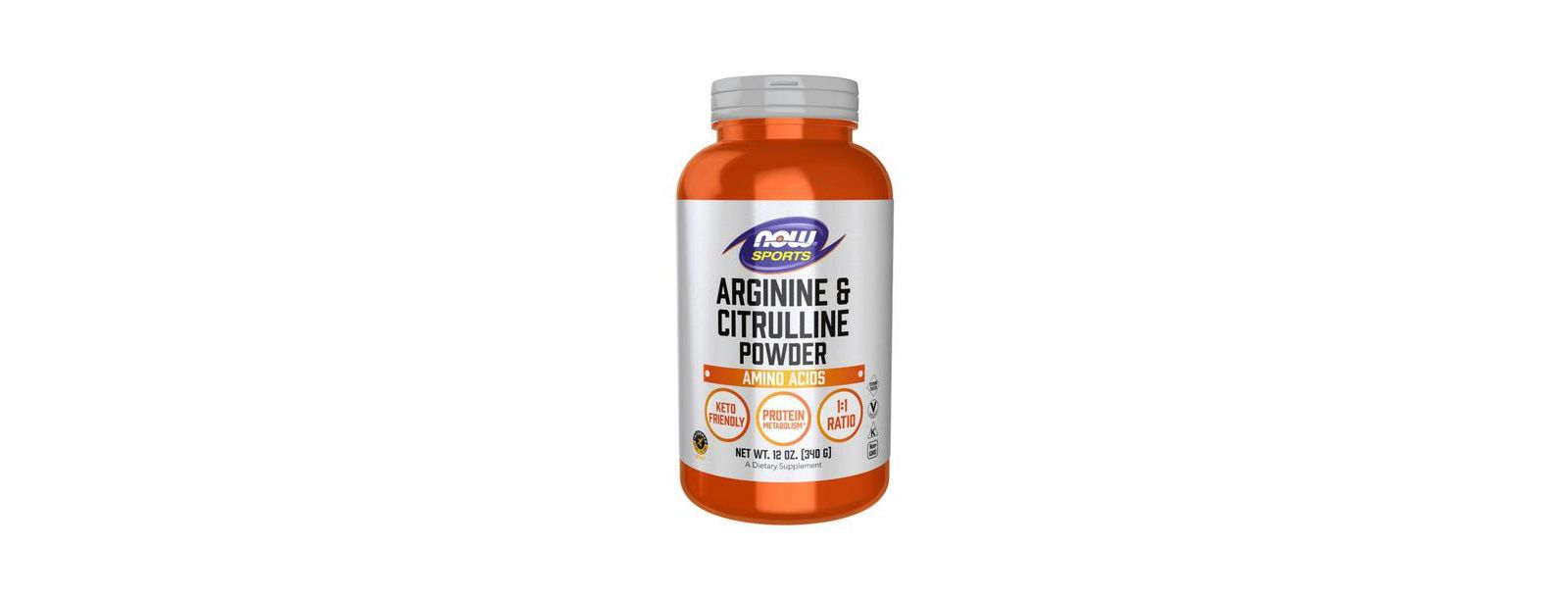 Now Foods Arginine & Citrulline Powder, 12 Oz