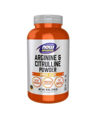 Now Foods Arginine & Citrulline Powder, 12 Oz