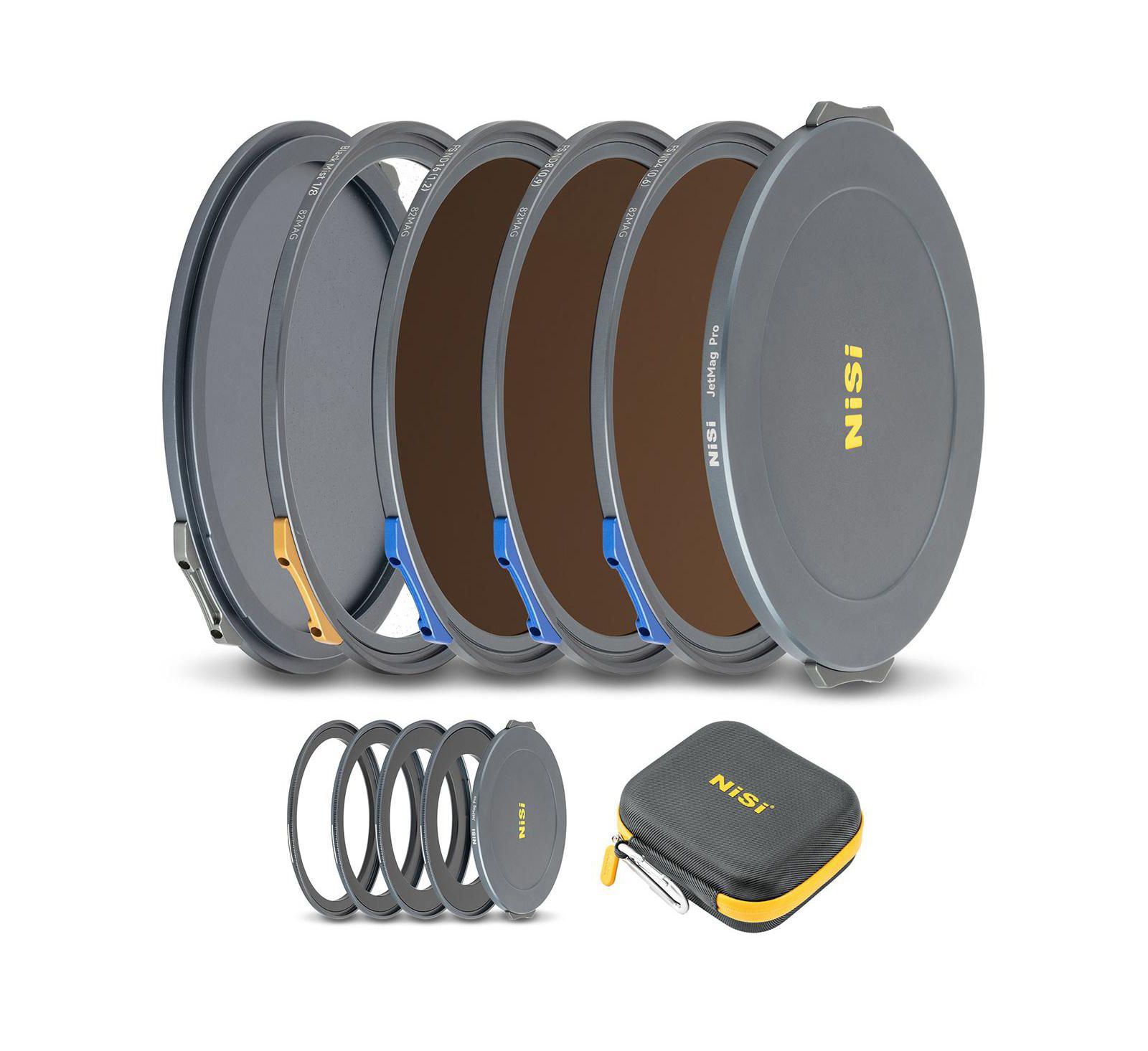 Nisi JetMag Pro 82MAG Neutral Density Magnetic Filmmaker Filter Kit for 67mm, 72mm, 77mm, 82mm Lenses