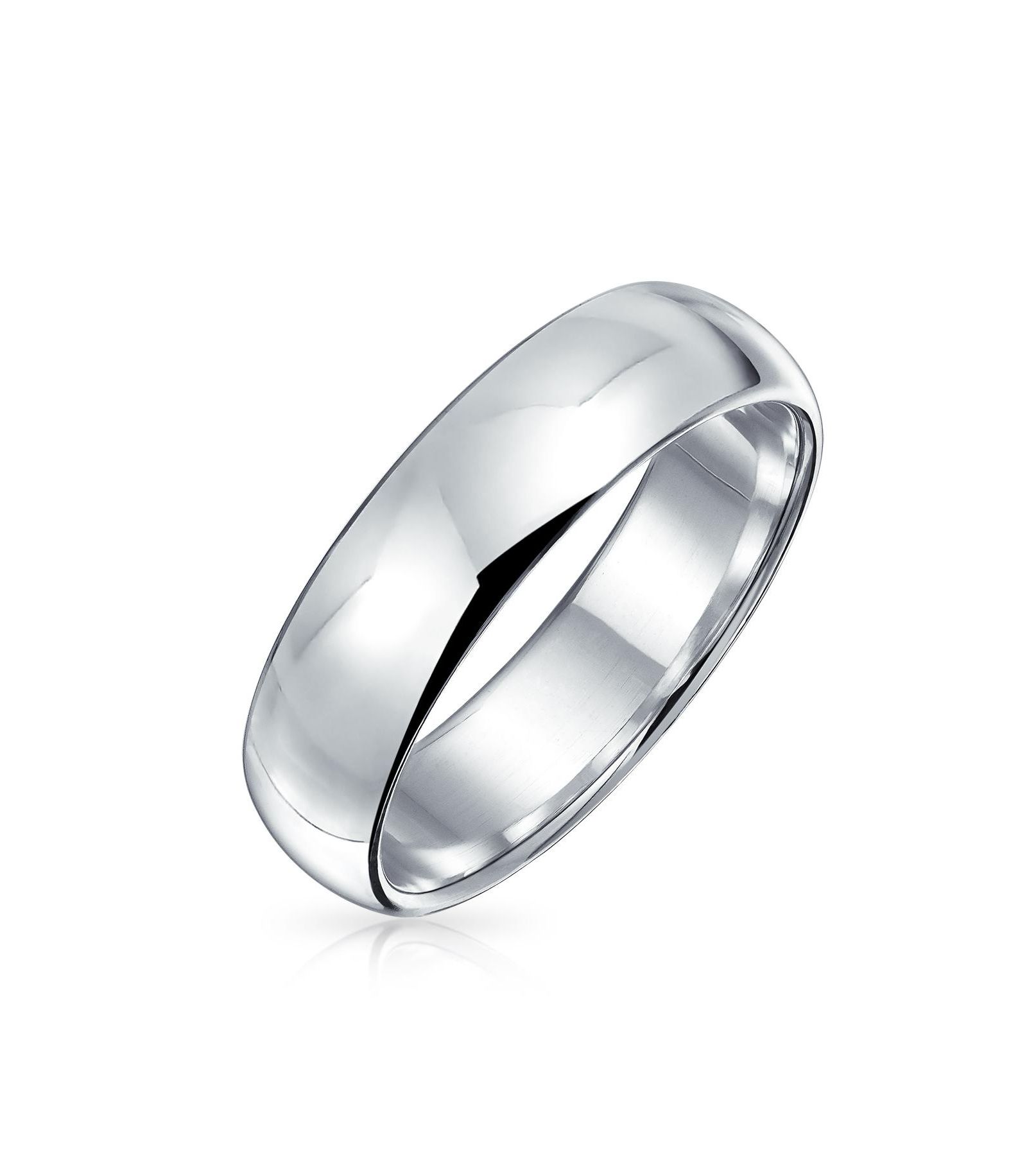 Bling Jewelry Classic Dome Eternity Band Ring