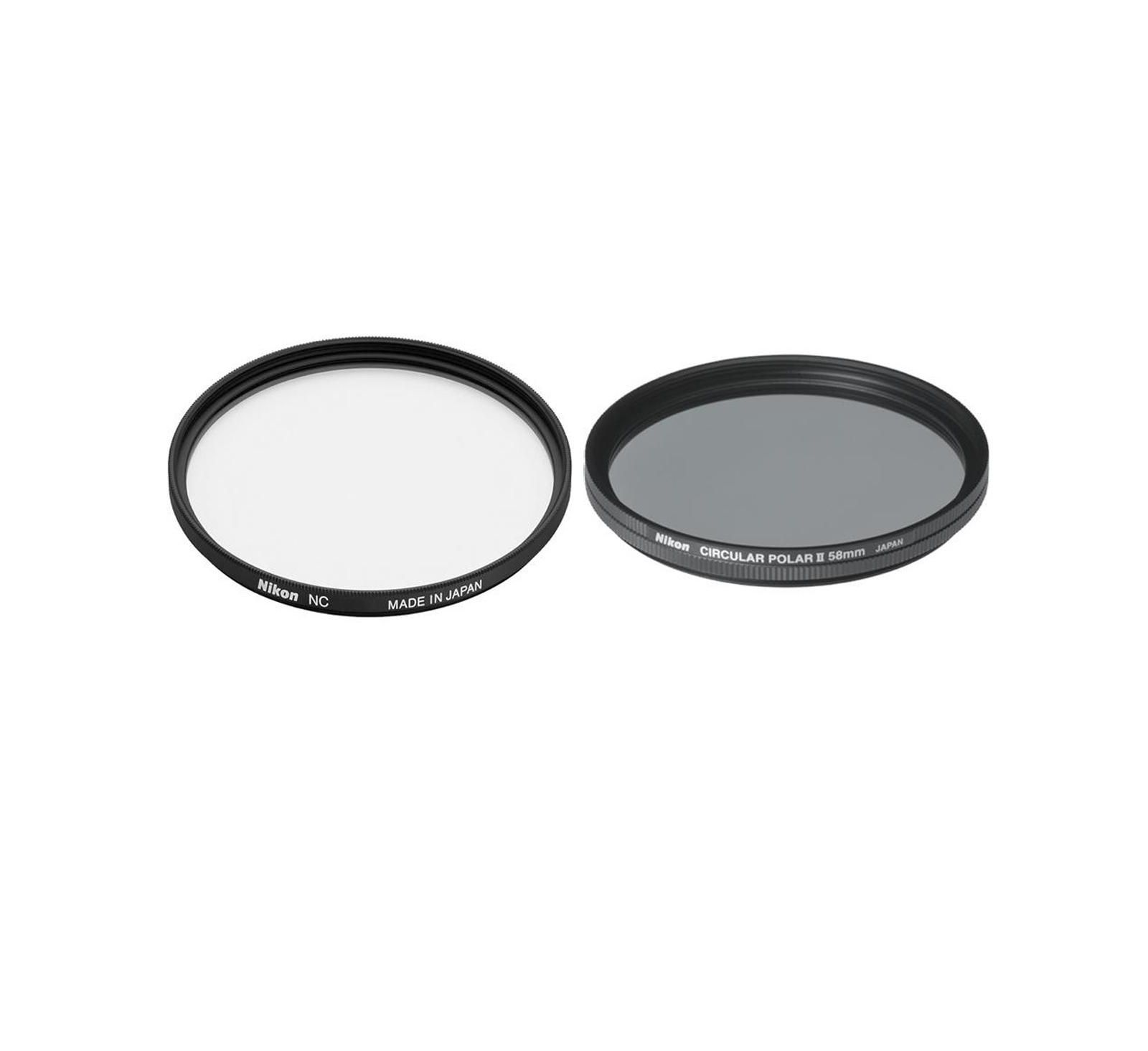 Nikon 77mm NC / 77mm Circular Polarizer II Filter Set