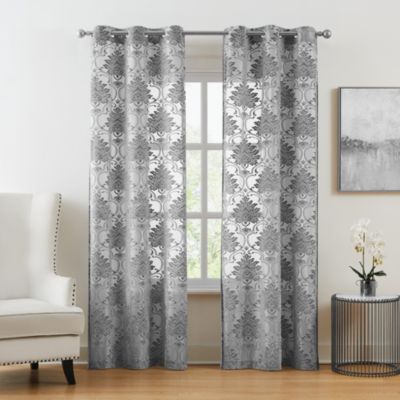 Пара штор 5th Avenue Lux Sophia Burn Out Grommet