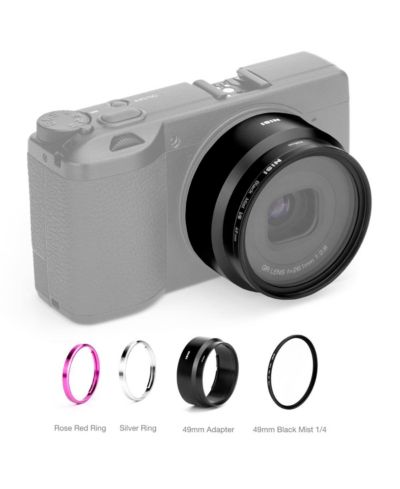 NiSi Black Mist Filter Kit for Ricoh GR3x 49mm 1/4