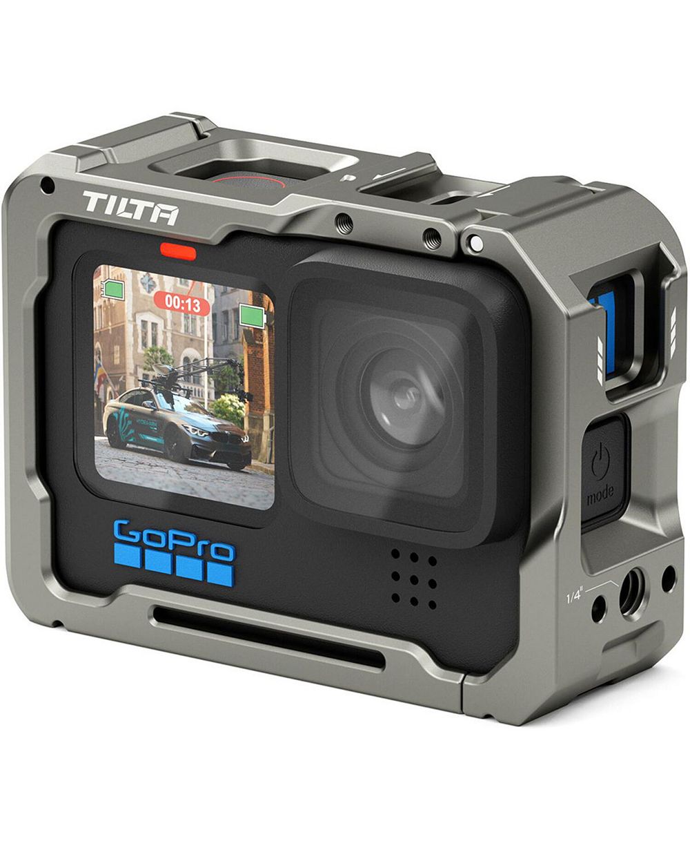 Tilta полный клетчатый корпус для камеры GoPro HERO11, титановый серый