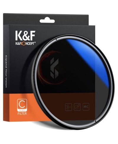 K&F Concept Классический тонкий круглый поляризационный фильтр 40.5mm Blue Multicoated