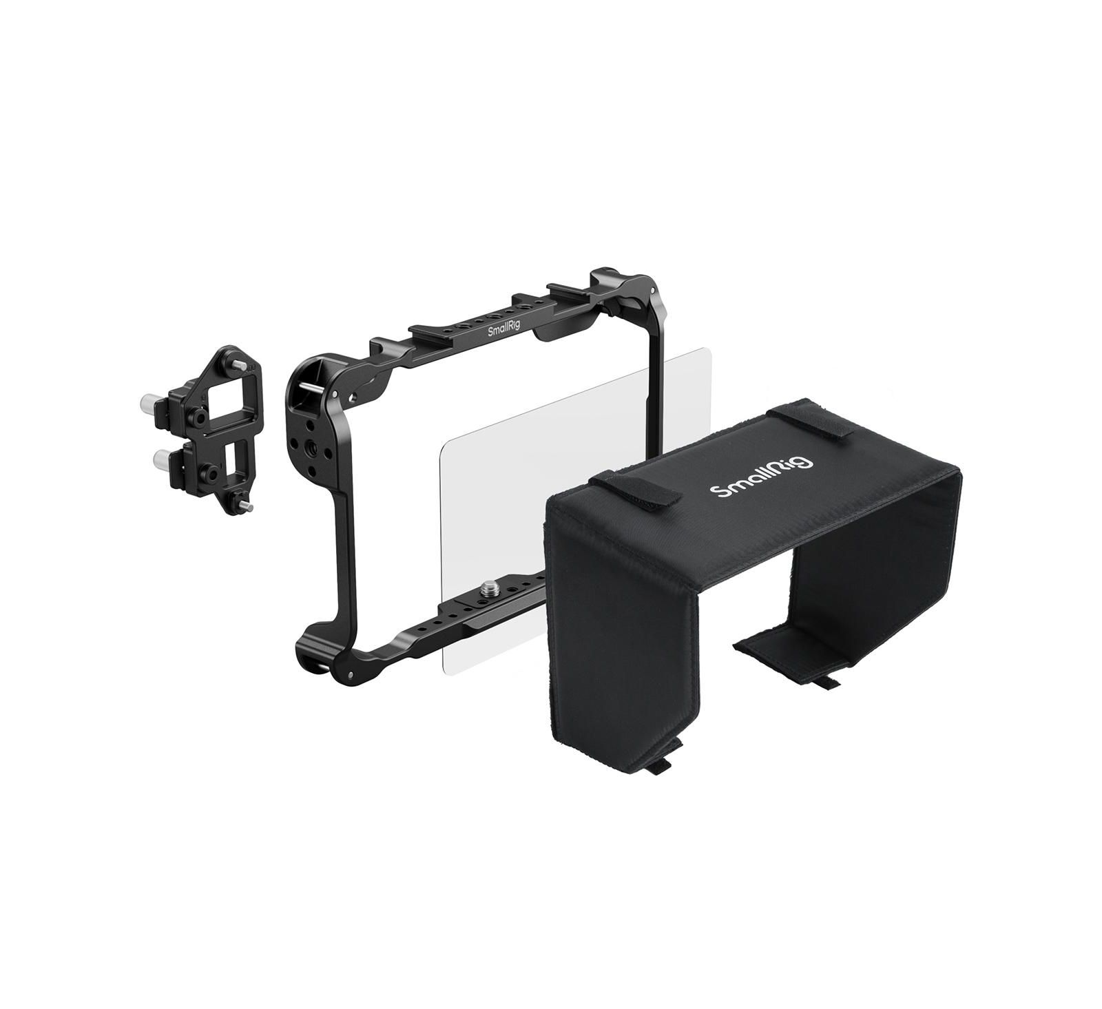 SmallRig Cage Kit with Sunhood and Screen Protector for Atomos Shinobi II Monitor