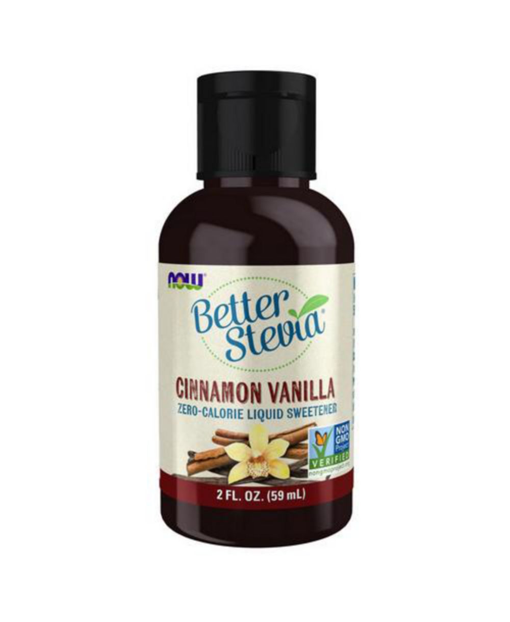 Жидкий подсластитель NOW Foods Better Stevia Cinnamon Vanilla 2 fl oz