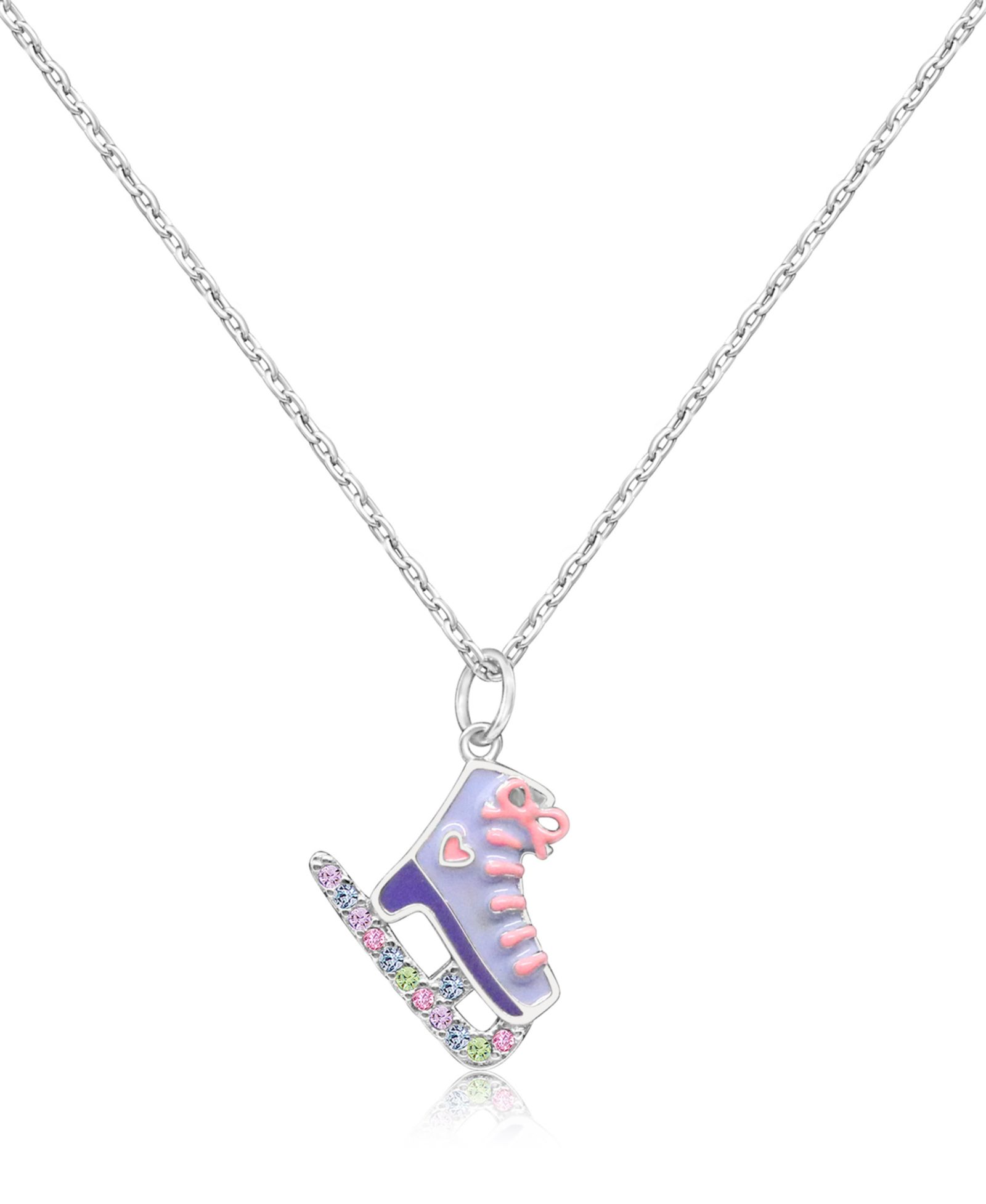 Chanteur Детское ожерелье Crystal White Gold Palladium Plating