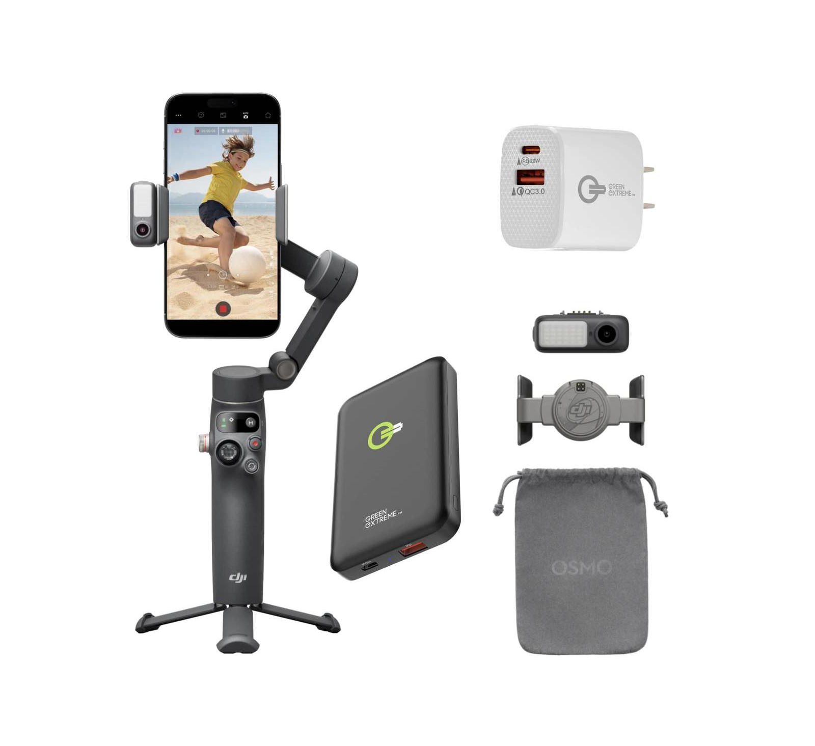 DJI Osmo Mobile 7P стабилизатор для iPhone и Android, 3-Axis, встроенная телескопическая штанга