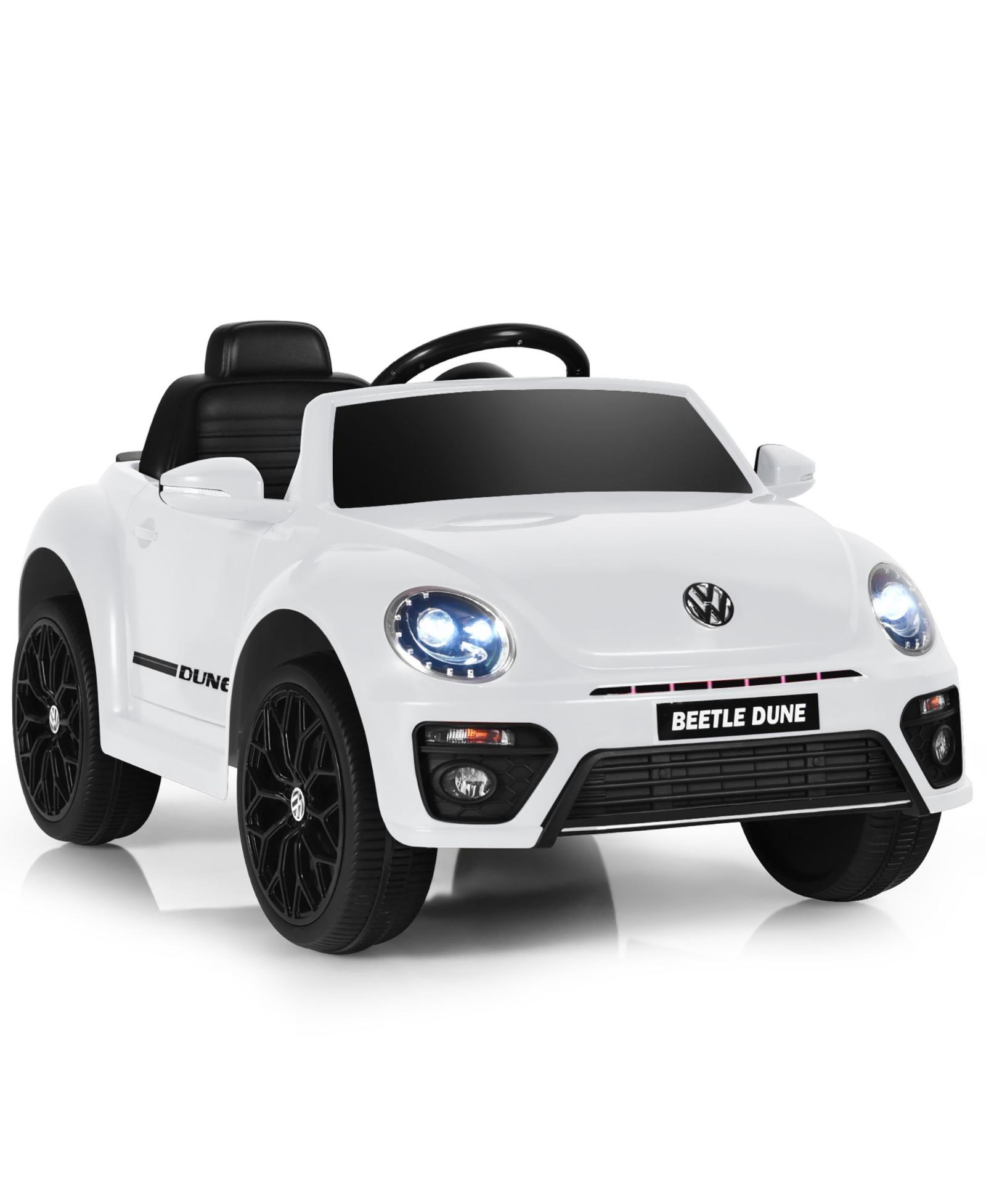 Детская машина на радиоуправлении Costway Volkswagen Beetle 12V