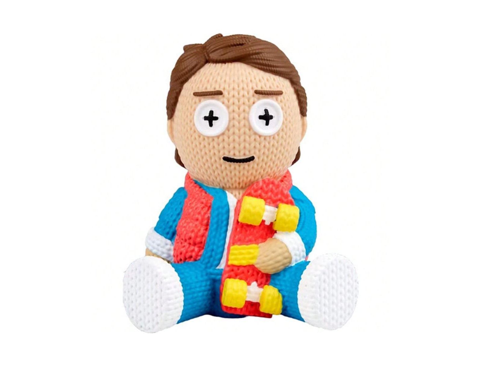 Фигурка Back to the Future - Marty McFly with Skateboard Blacklight Limited Edition Vinyl Figure - Handmade by Robots