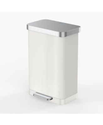 Qualiazero 75L / 20 Gallon Rectangular Step Can - Silver