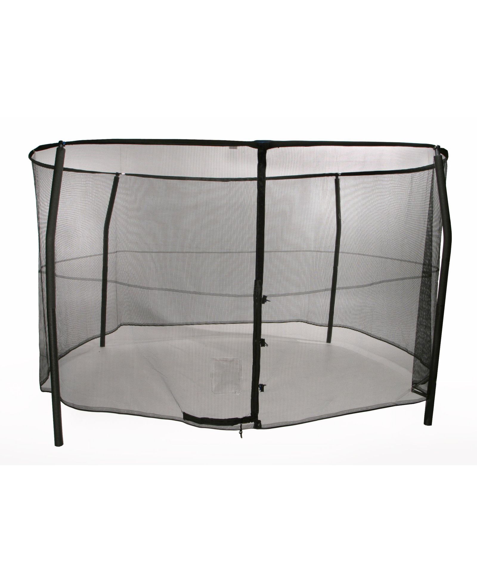Jumpking Bazoongi 14 Ft. Trampoline Enclosure with Fiberglass G3 Poles, Ages 6+