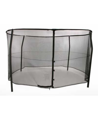 Jumpking Bazoongi 14 Ft. Trampoline Enclosure with Fiberglass G3 Poles, Ages 6+