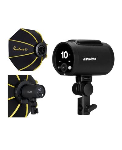 Profoto A2 The Little Big Off Camera Flash Head w/ Glow 20" Octa Softbox