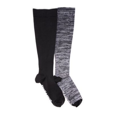 Женские носки MUK LUKS Nylon Compression Knee High, 2 пары, One Size