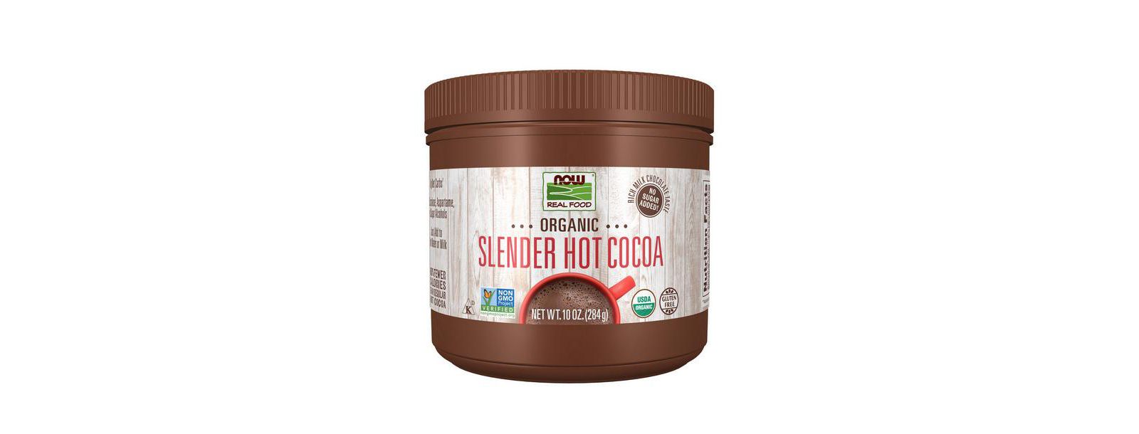 NOW Foods Горячий шоколад со стевией, 10 oz