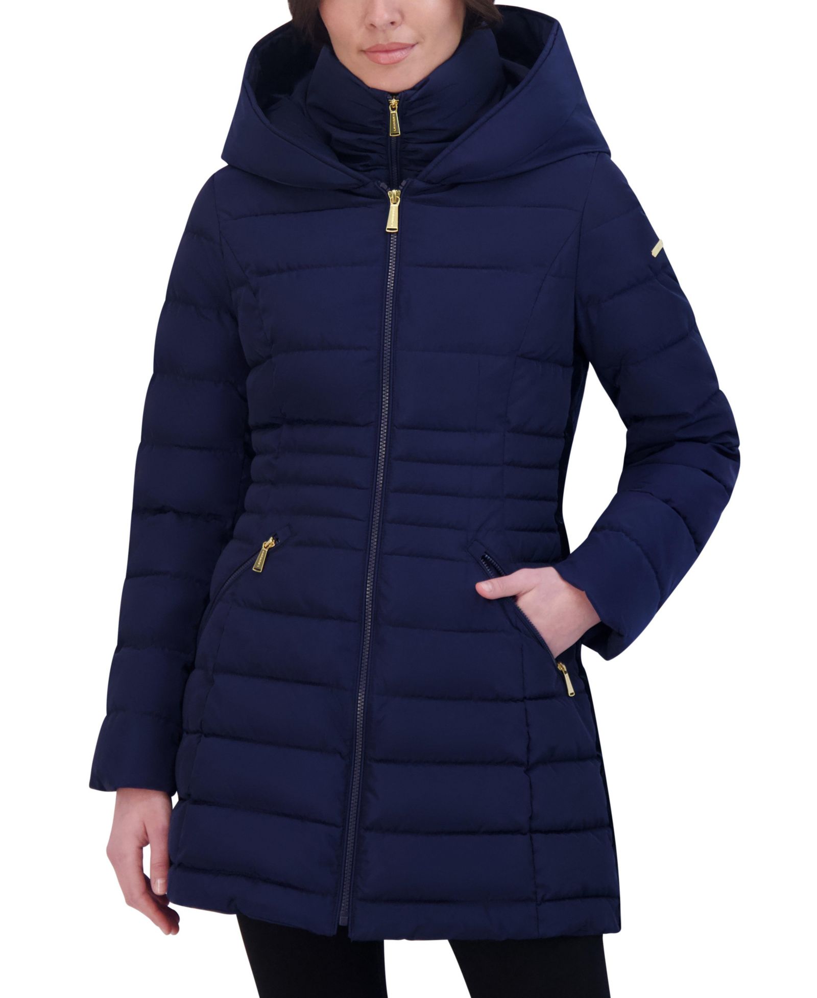 Laundry by Shelli Segal Women's Laundry By Shelli Sega Fitted Puffer Coat