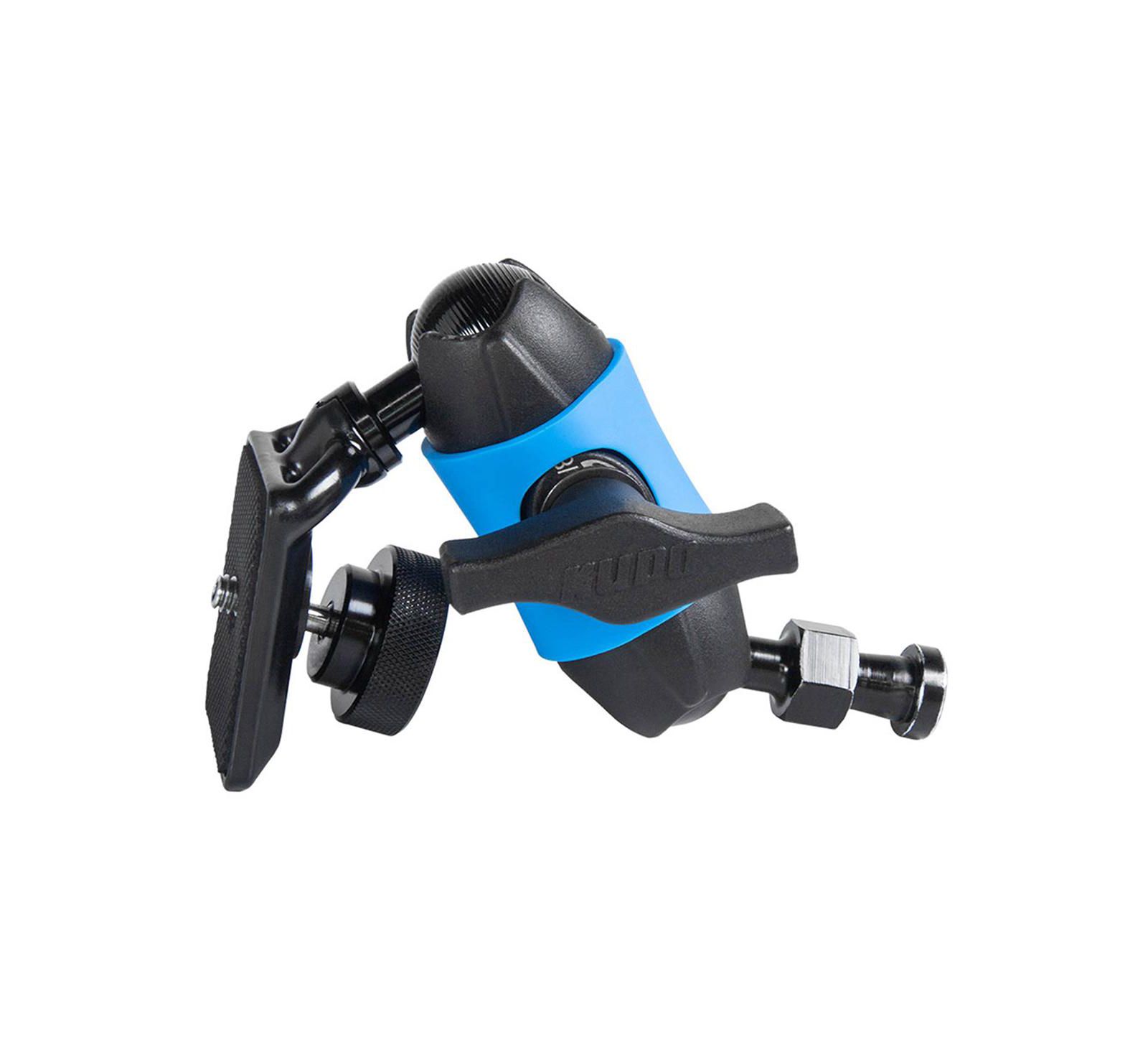 Kupo Super Knuckle Hex Baby Stud with 1/4"-20 Camera Plate Modular Ball Head Mount [Compatible with 1/4" Cameras]