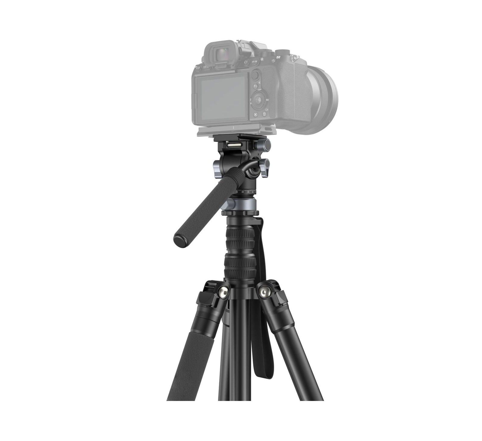 SmallRig FreeBlazer CT190 4-Section Aluminum Tripod with Video Head