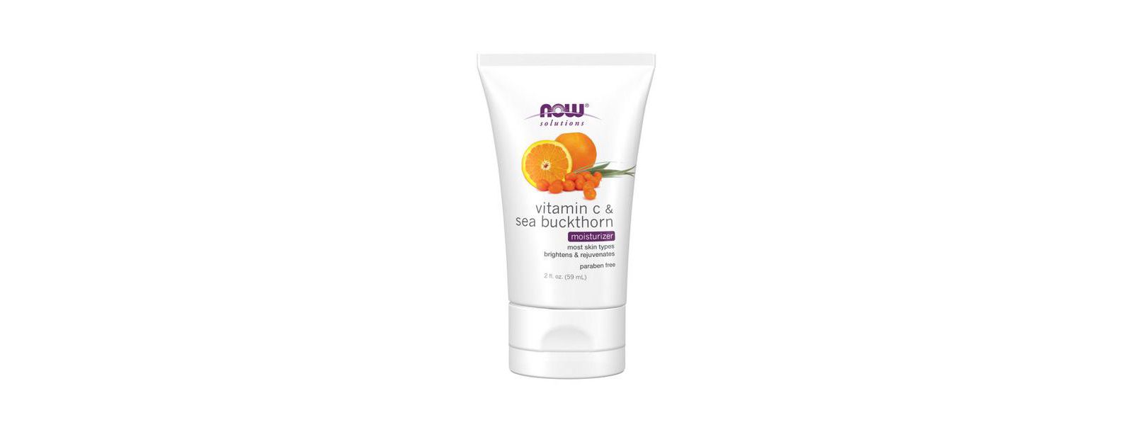 NOW Foods Увлажняющий крем с витамином C и облепихой, 2 oz