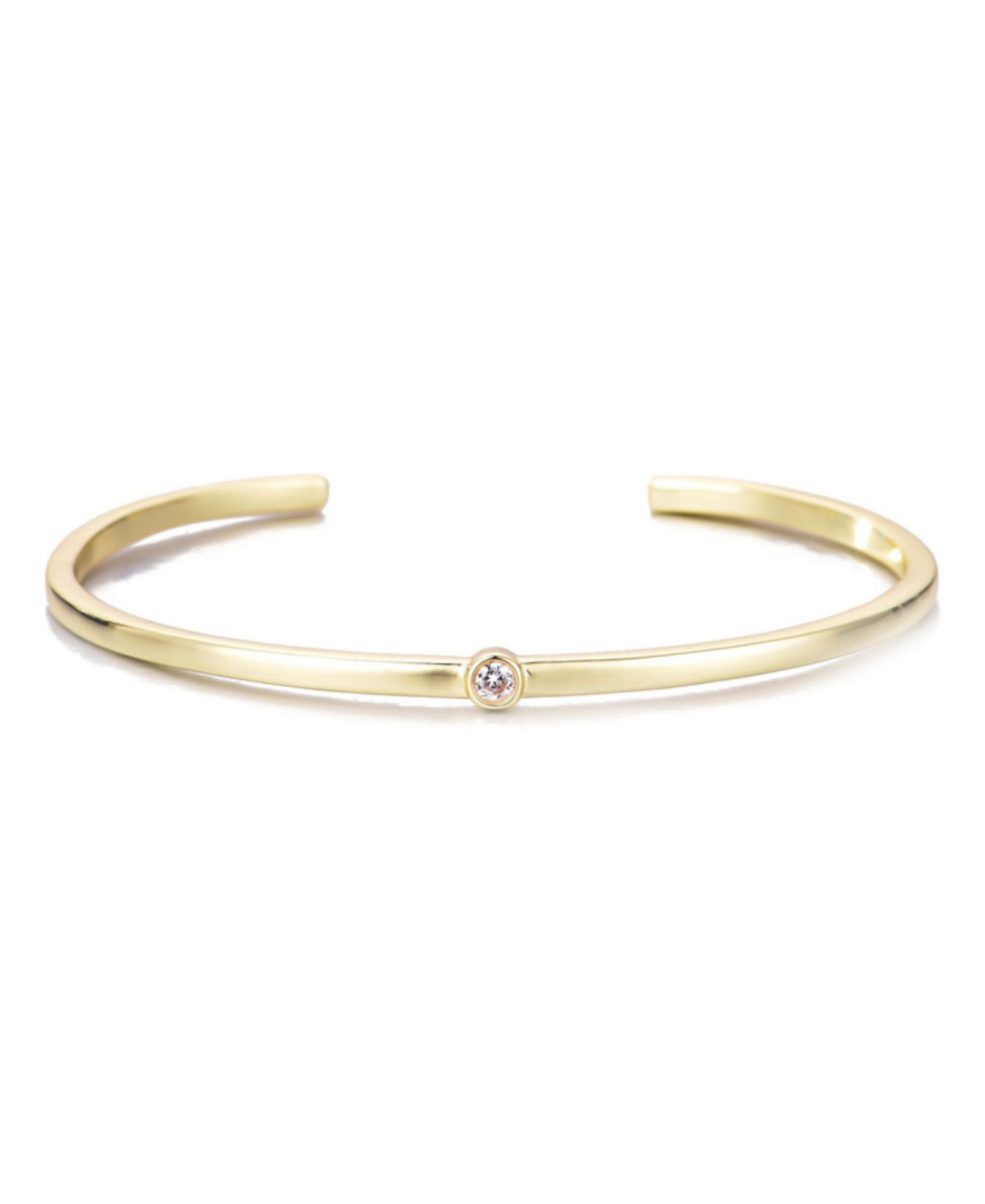 Браслет ADORNIA Gold CZ Skinny Cuff