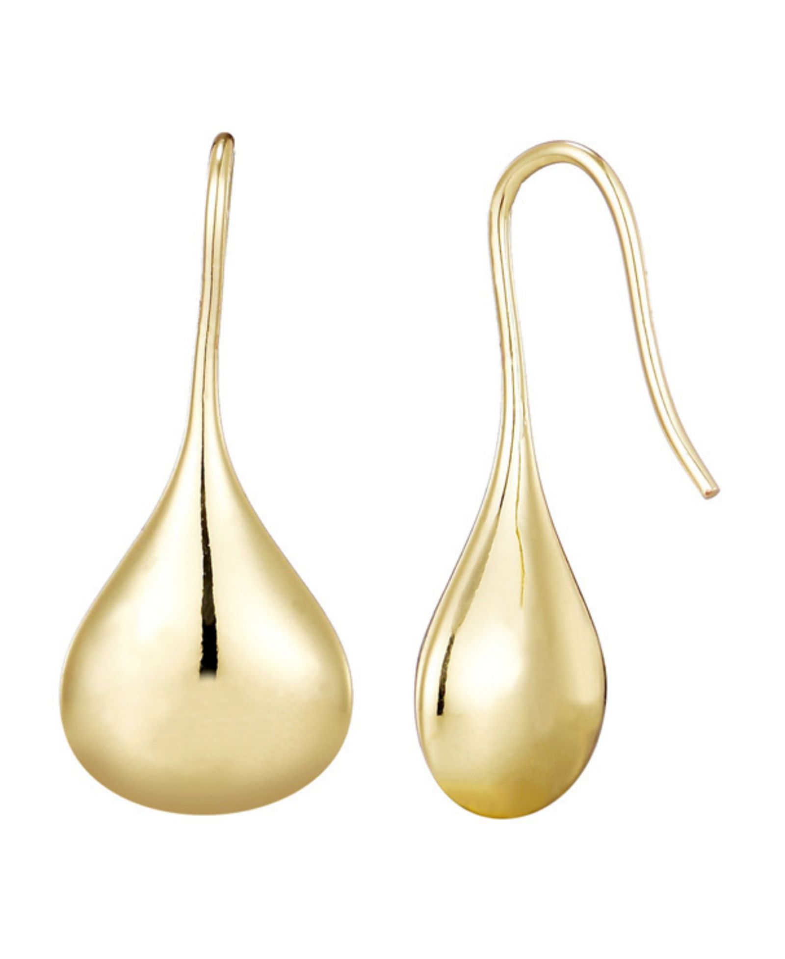 Серьги ADORNIA Gold Rain Drop Wire