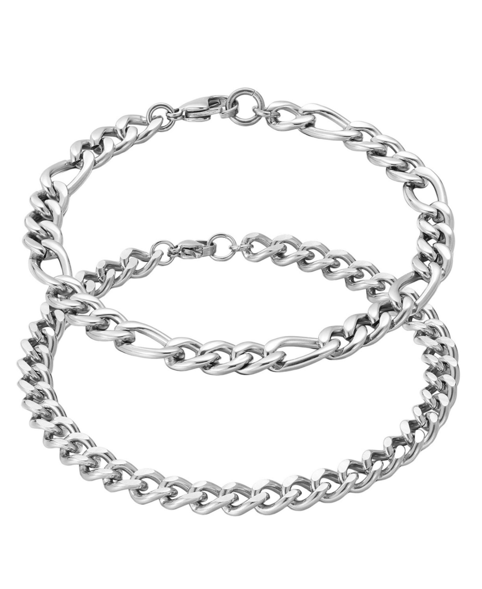 Мужской набор из двух цепей ADORNIA Tarnish Resistant